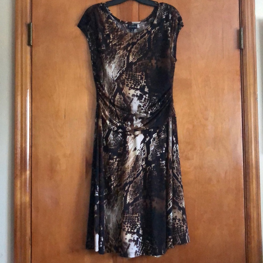 Reptile Print Dress